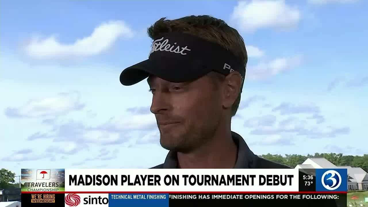 Golfer from Madison makes tournament debut at the Travelers