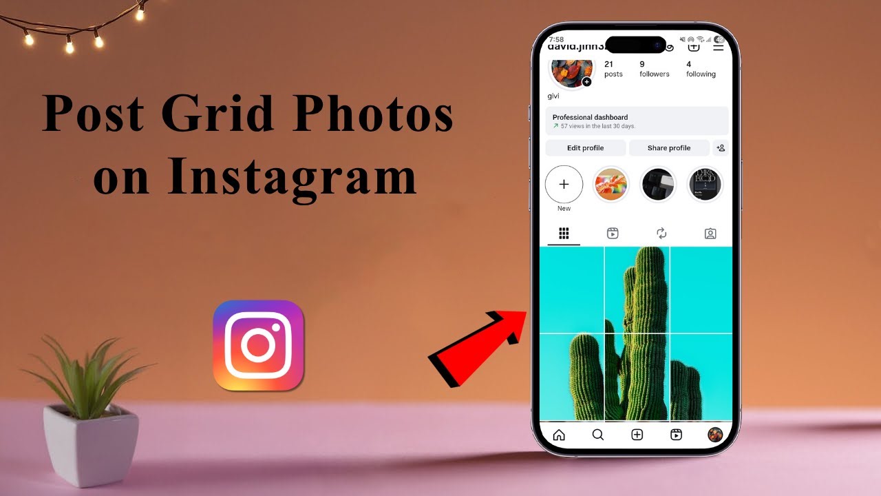 Как публиковать фотографии в формате сетки в Instagram