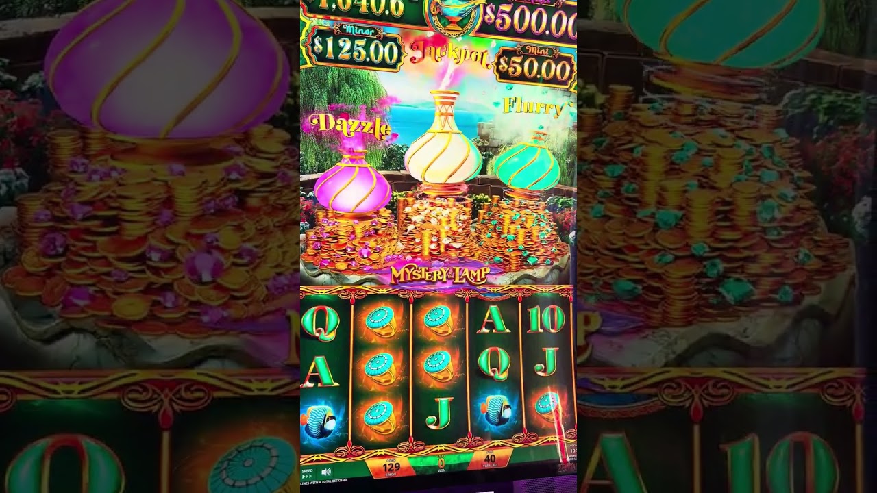 Mystery of the Lamp was not being nice! #slots #gambling #fyp 