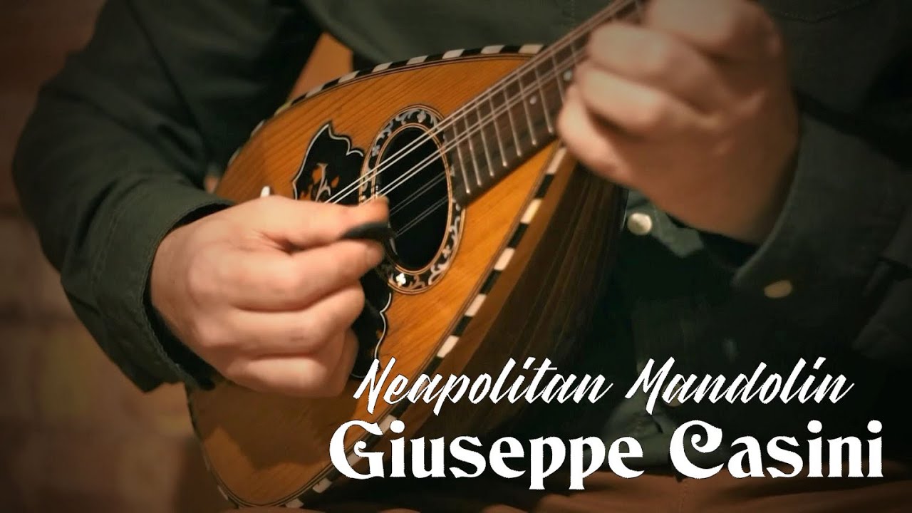 Antique Neapolitan Mandolin by Giuseppe Casini