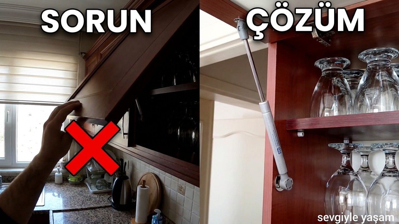 Mutfak dolap pistonlarının tamiri ve değiştirilmesi nasıl olur?