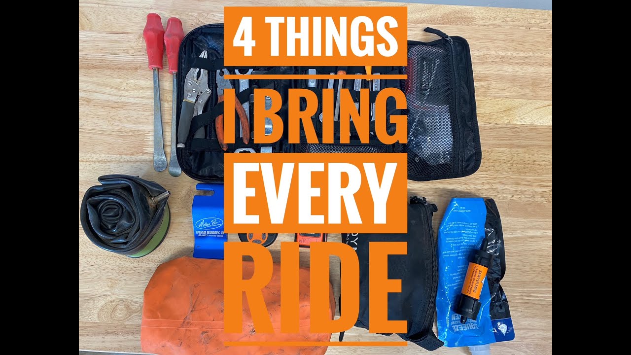 4 Things I Bring EVERY RIDE