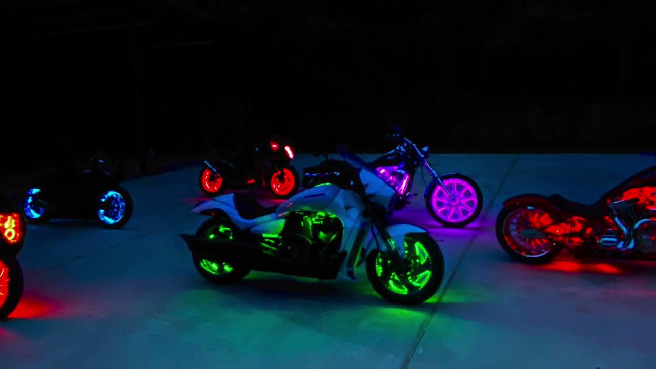 LED Wheel Glow And Motorcycle Lighting