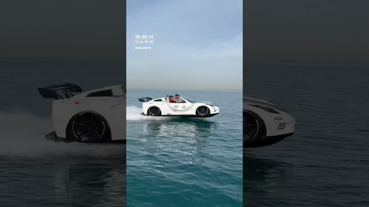 Dubai Police Car Boat?! 🚓 #police #cars #boats