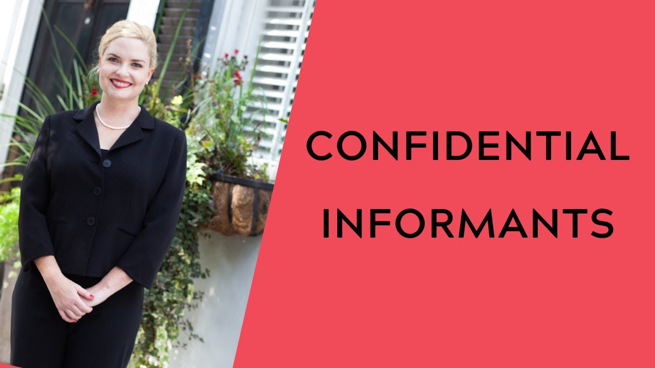 SC Confidential Informants' Rights/ Carolina Lady Lawyer