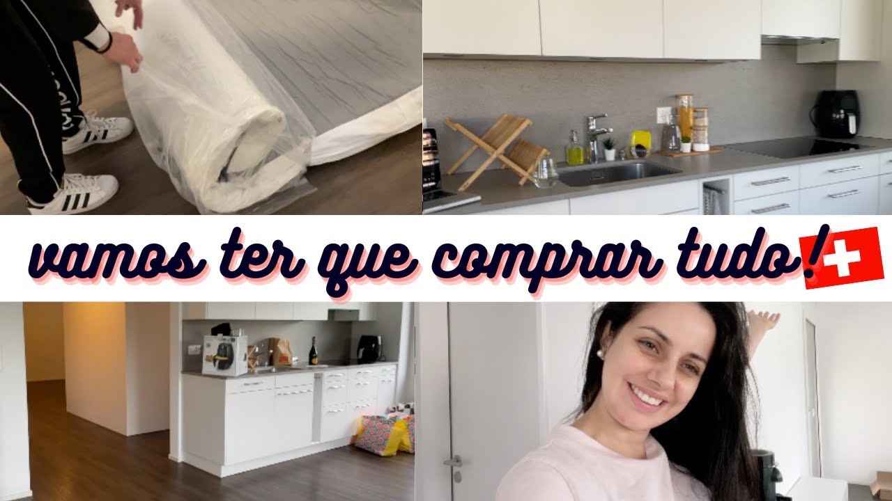 Come&ccedil;amos a mudan&ccedil;a | primeira faxina na casa nova | Tha na Su&iacute;&ccedil;a