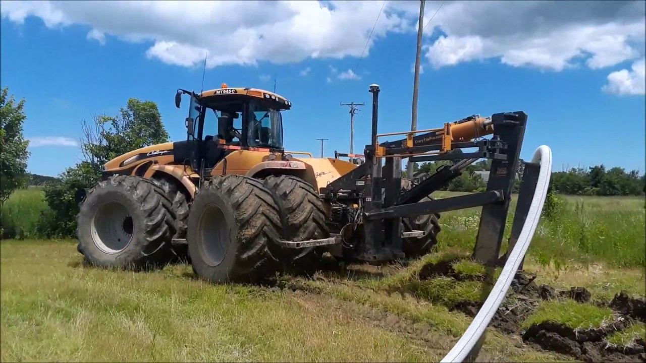 Farm Drain Tile Installation