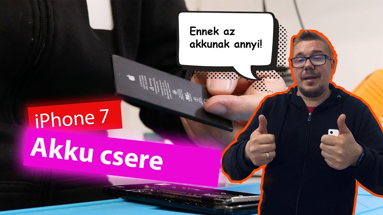 iPhone 7 akku csere