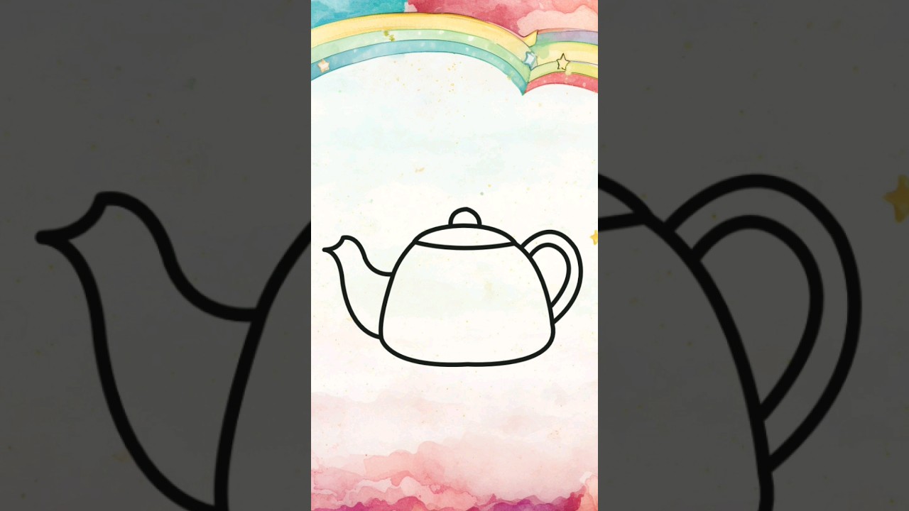 Teapot Drawing Very Easy