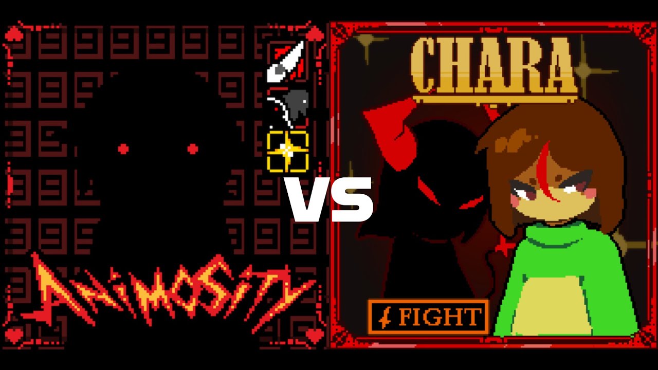 Animosity VS Chara (FULL FIGHT) - Your Only Move is Hustle