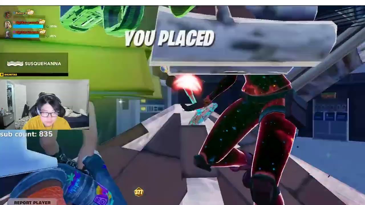 Peterbot, Cold, Bugha VS Khanada, Dukez, Acorn (Pickaxed Twice)