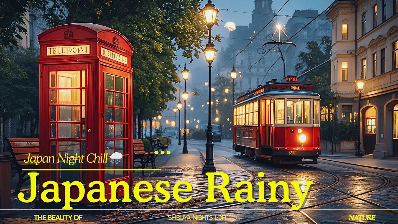 Japan Night Chill 🌧️ Lofi Chill Beats ⭐️Rain Chillhop Mix to make you Chill / Relax / Deep Focus