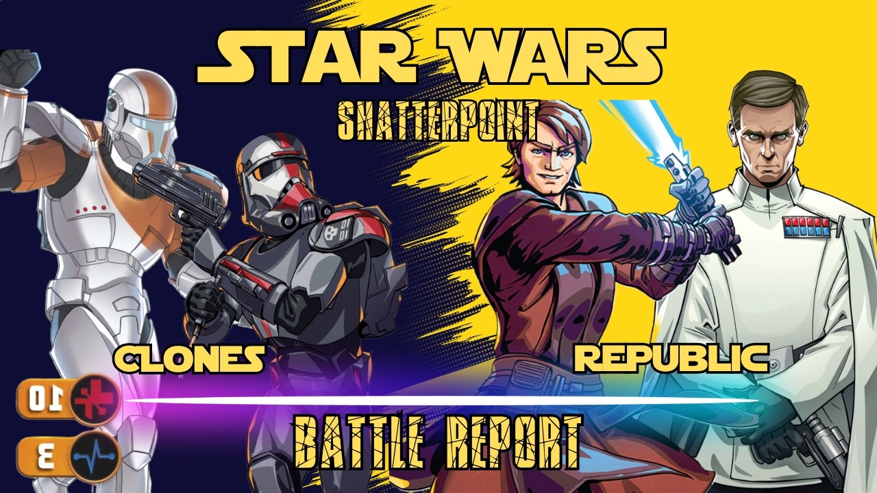 Star Wars Shatterpoint Battle Report Republic vs Clones S04E07