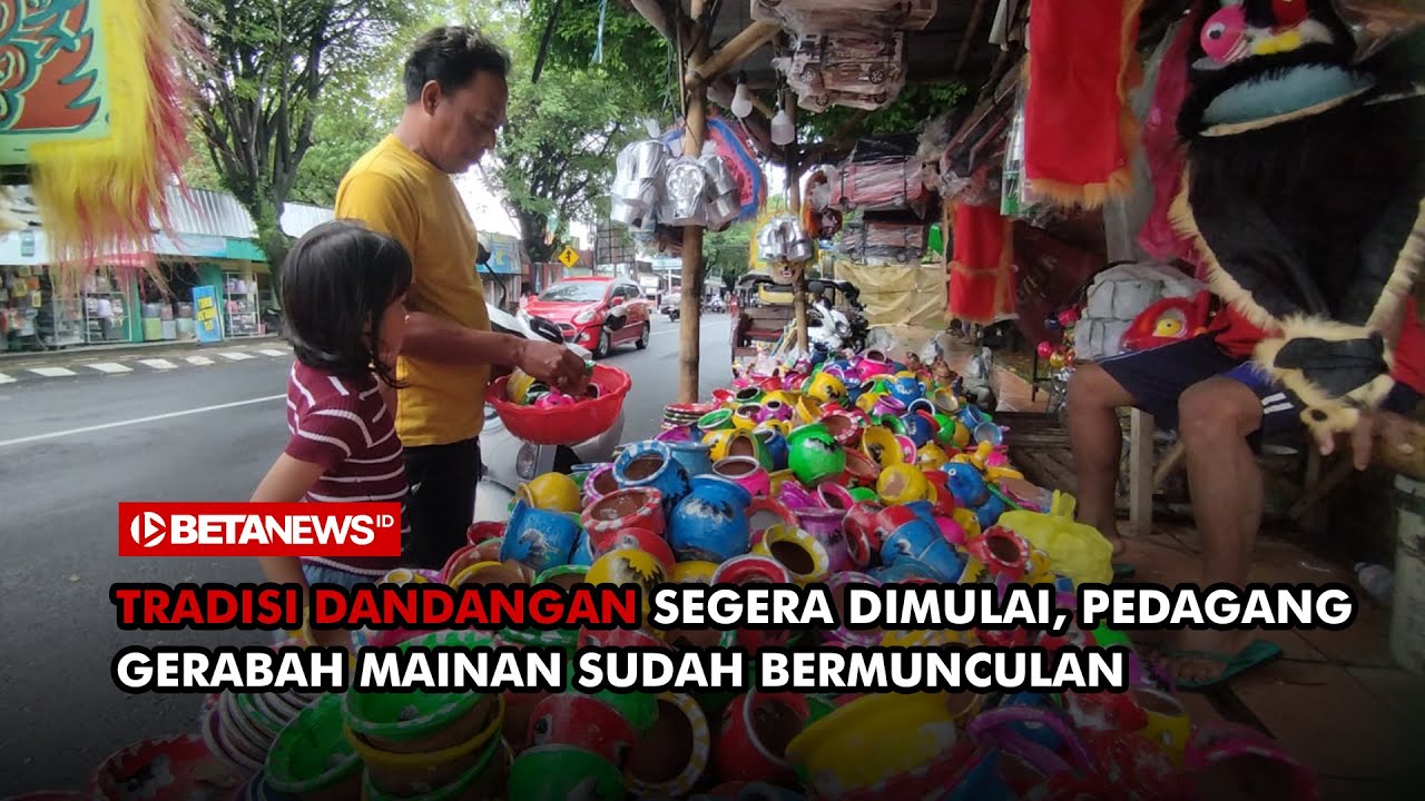 Tradisi Dandangan Segera Dimulai, Pedagang Gerabah Mainan Sudah Bermunculan