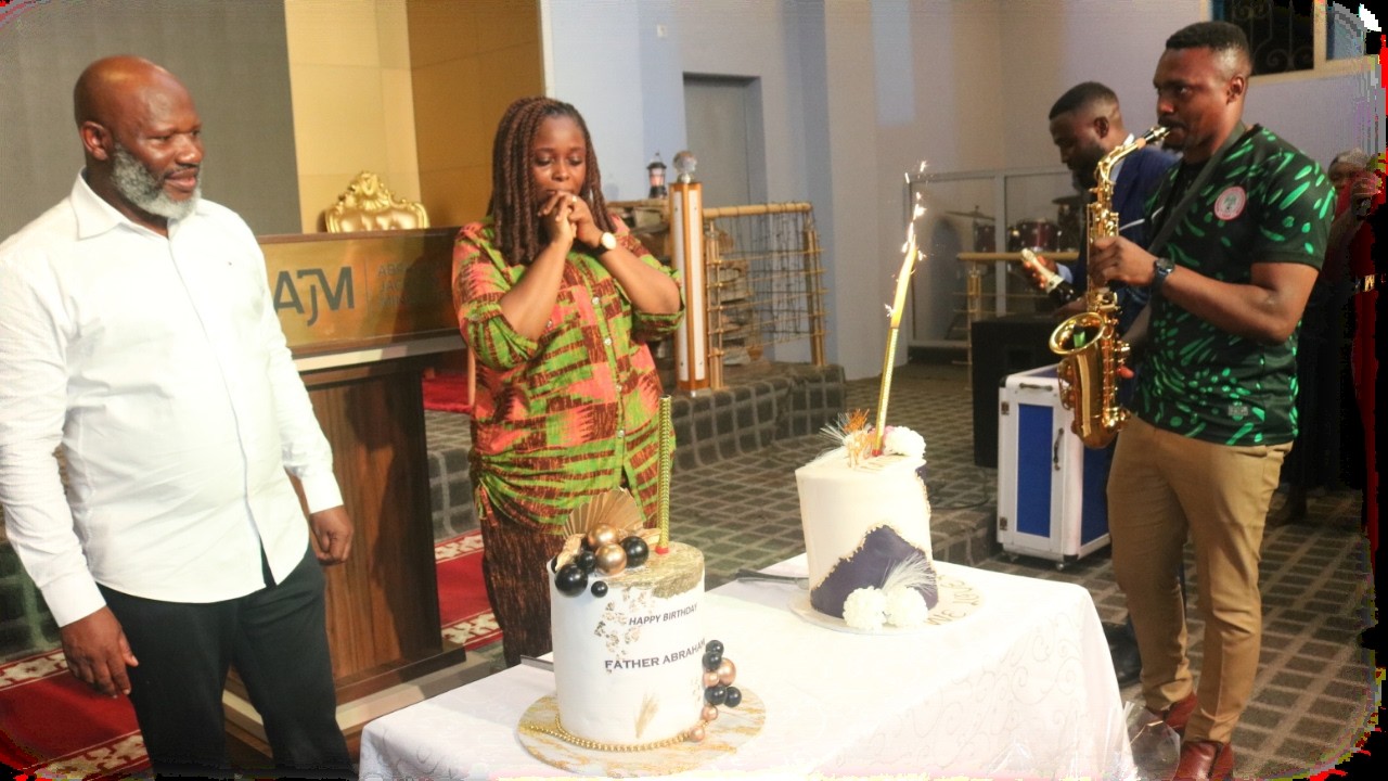 CELEBRATING THE BIRTHDAY OF FATHE ABRAHAM │#ajm #fatherabraham #birthdaycelebration  #AJMINISTRIES
