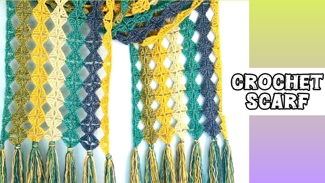 SUPER EASY RECTANGULAR SHAWL, WRAP, SCARF | WINTERS SCARFS| | CrochetGuru
