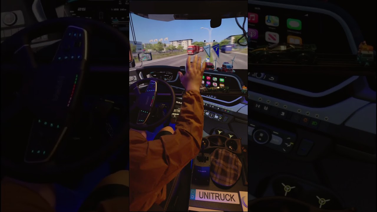 DAF trucker👋 #eurotrucksimulator2 #ets2 #eurotruck2  #moza #mozaracing #mozatruckwheel #mozatsw