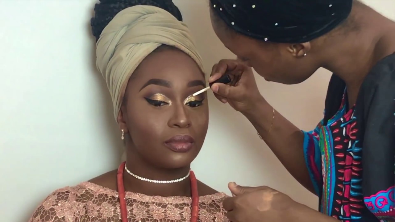 Igbo Traditional Bridal Makeup and Gele