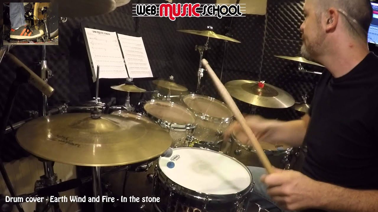 🥁 Earth Wind and Fire In the Stone DRUM COVER | Drum Sheet Music In the Stone | In the Stone Drum