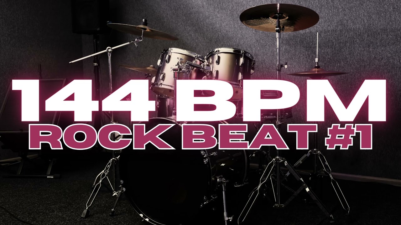 144 BPM - Rock Drum Beat - Loop 1