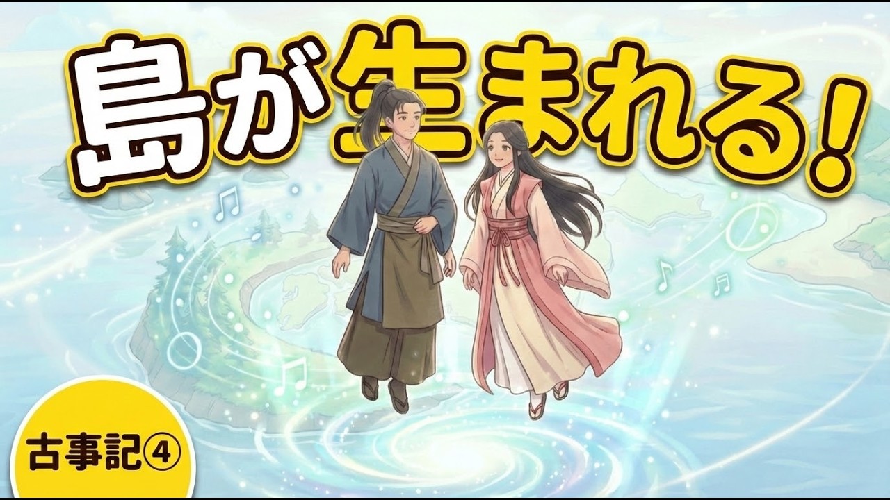 【古事記】次々 生まれる島のリズム【子ども向け・リズムで楽しむ日本の神話】