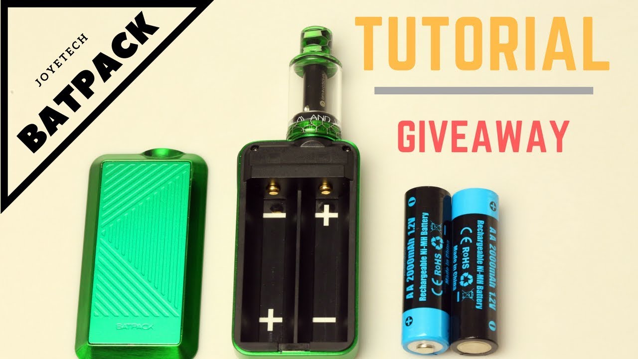 BATPACK with Joye ECO D16 Tutorial Video&Giveaway