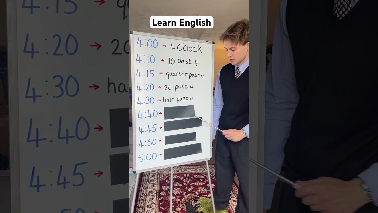 Как определить время на английском языке 🇬🇧 #englishlesson #englishteacher #learnenglish #english...
