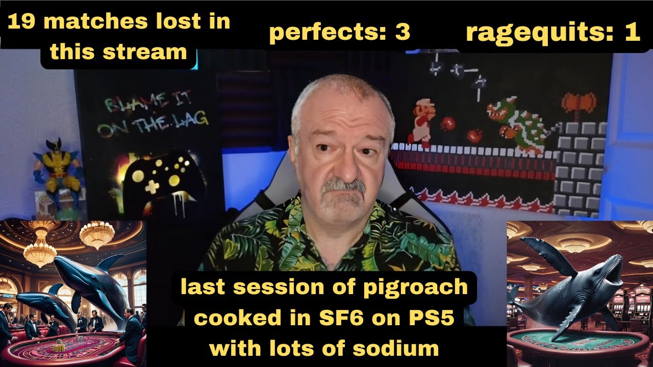 DsP--last session of pigroach cooked in SF6 on PS5 with lots of sodium, 3 perfects and 1 ragequit