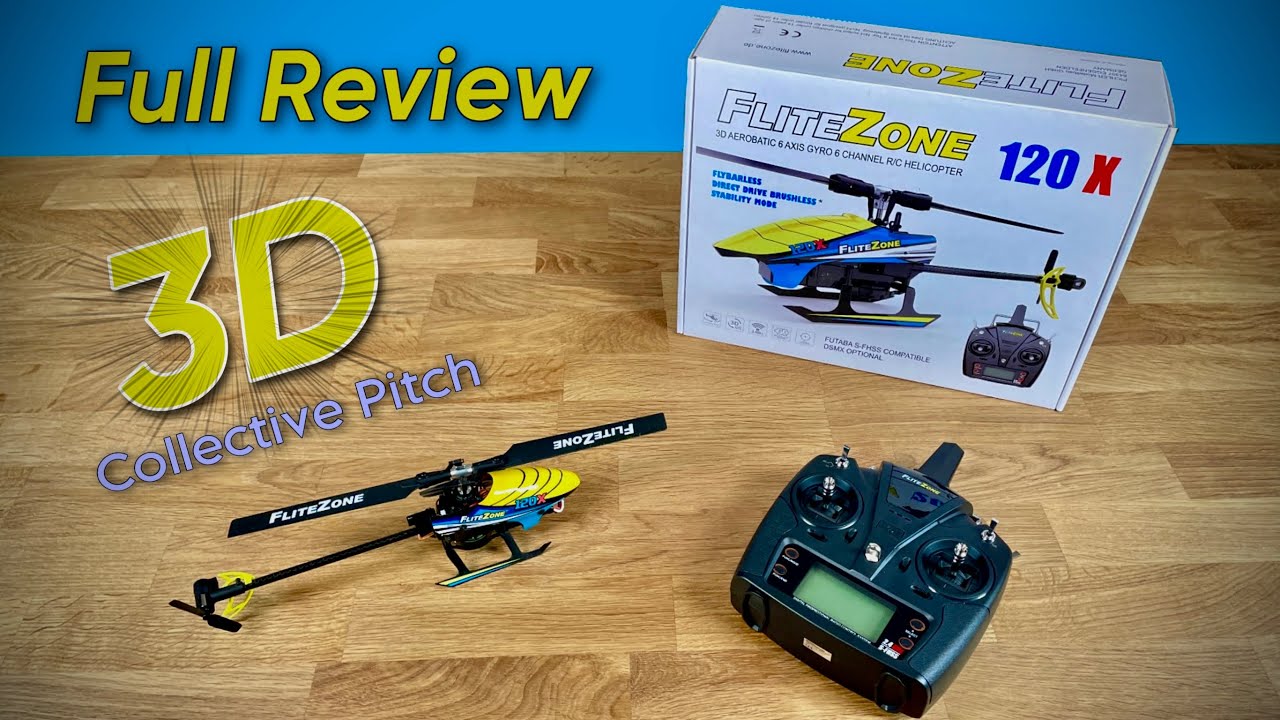 FLITEZONE 120X | 3D Collective Pitch Heli für Einsteiger und Profis | Full Review