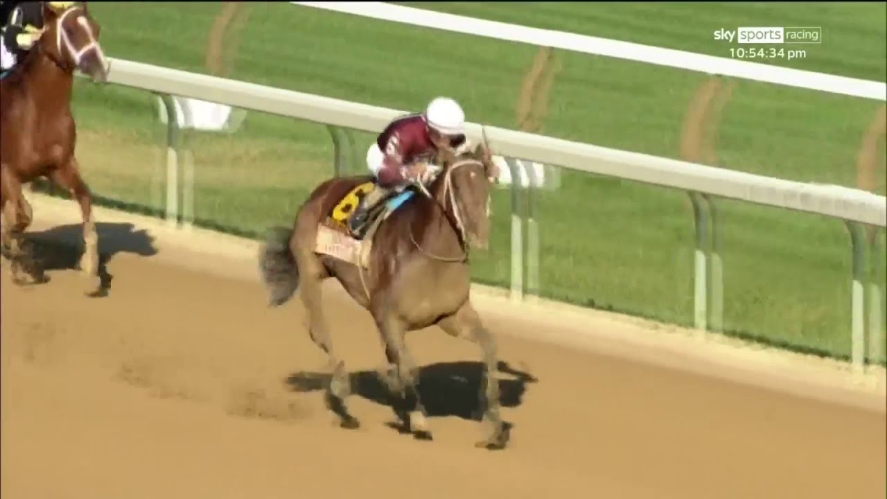 Wow! EPICENTER is far too good in the Grade 1 Runhappy Travers!
