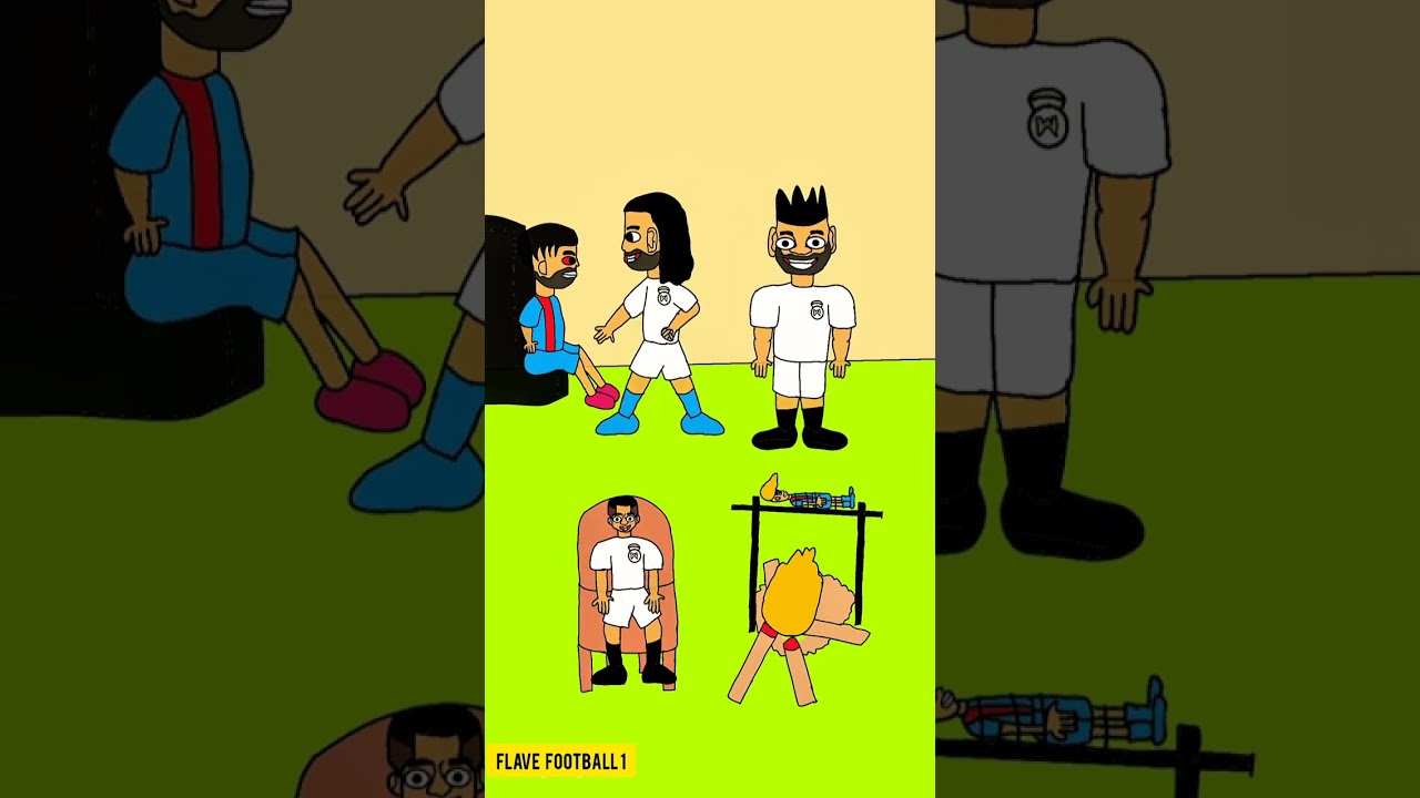 What Real Madrid will do to Barcelona in their first Laliga match #Laliga #animation #viral