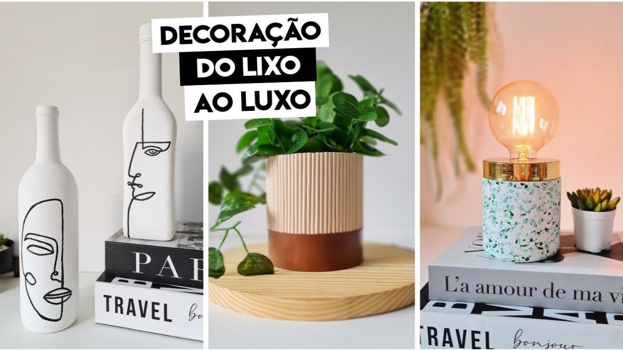 Ideias de DECORAÇÃO BARATA que você tem que tentar fazer em casa - DIY DECORAÇÃO - ARTESANATO
