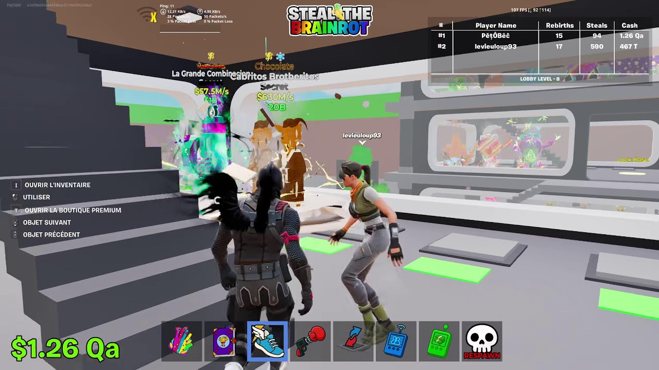 Trade brainrot fortnite chill