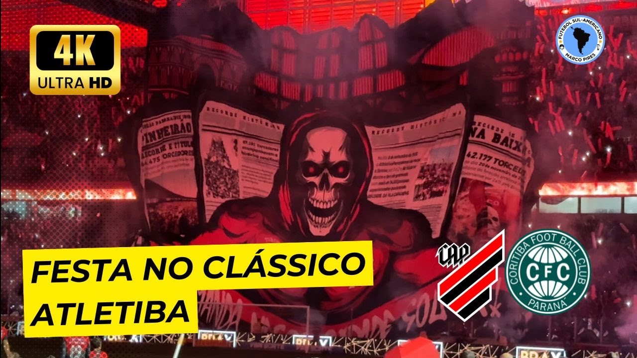 40 MIL PESSOAS NO CLÁSSICO ATLETIBA | ATHLETICO X CORITIBA | IMAGENS DA FESTA NA ARENA DA BAIXADA