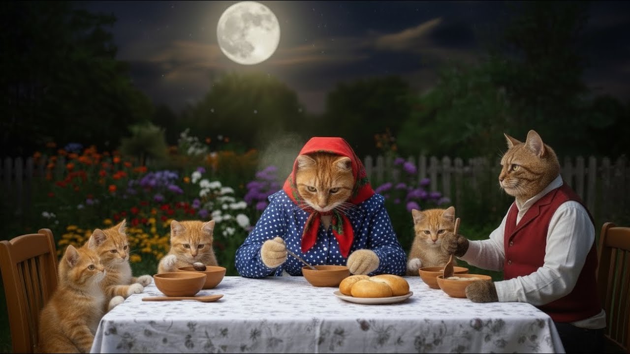 Mama Cat's Country Life VLOG (ASMR) | Full  Day on the Rustic Farm (AI Cinematic)