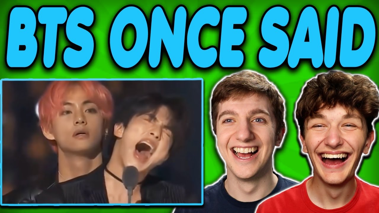 BTS Once Said РЕАКЦИЯ!! (BTS Funny Moments РЕАКЦИЯ)