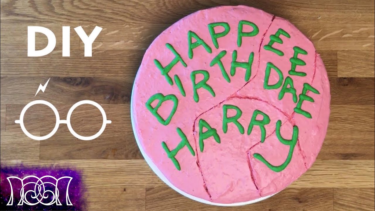Harry Potter Birthday Cake - DIY