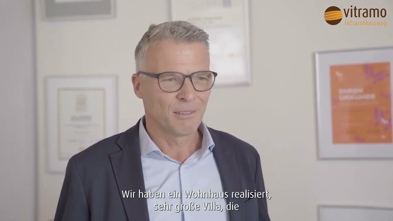 Infrarotheizung erfüllt die hohen Erwartungen des Unternehmers und Energiearchitekten Frank Hummel