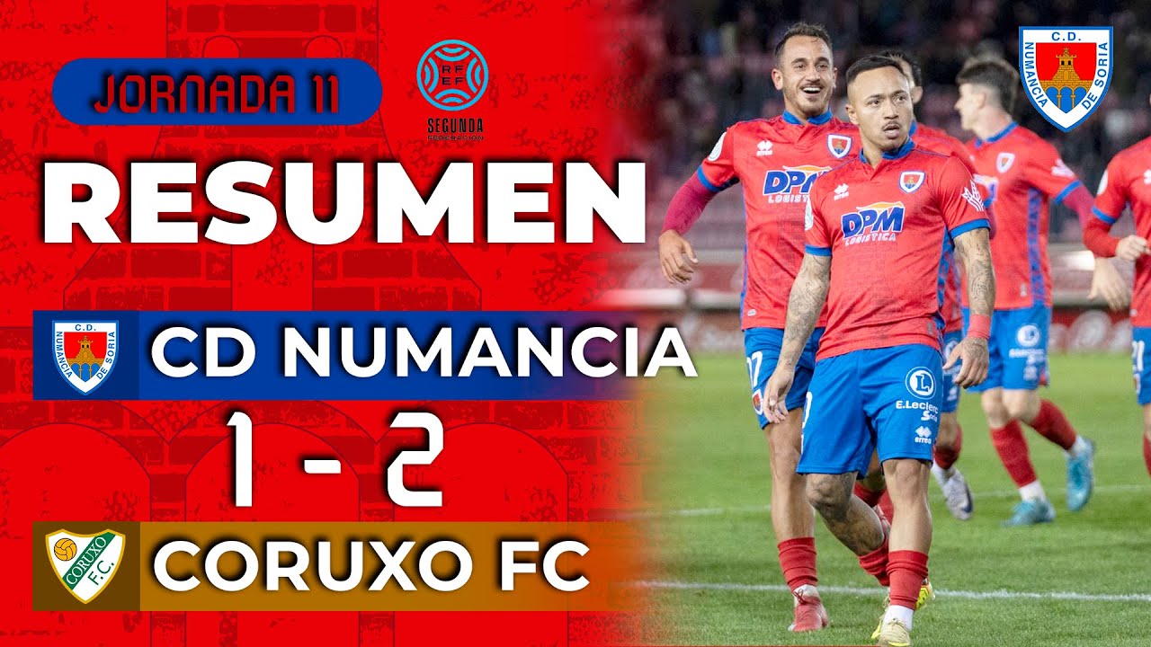 Resumen C.D. Numancia | 1-2 | Coruxo F.C.