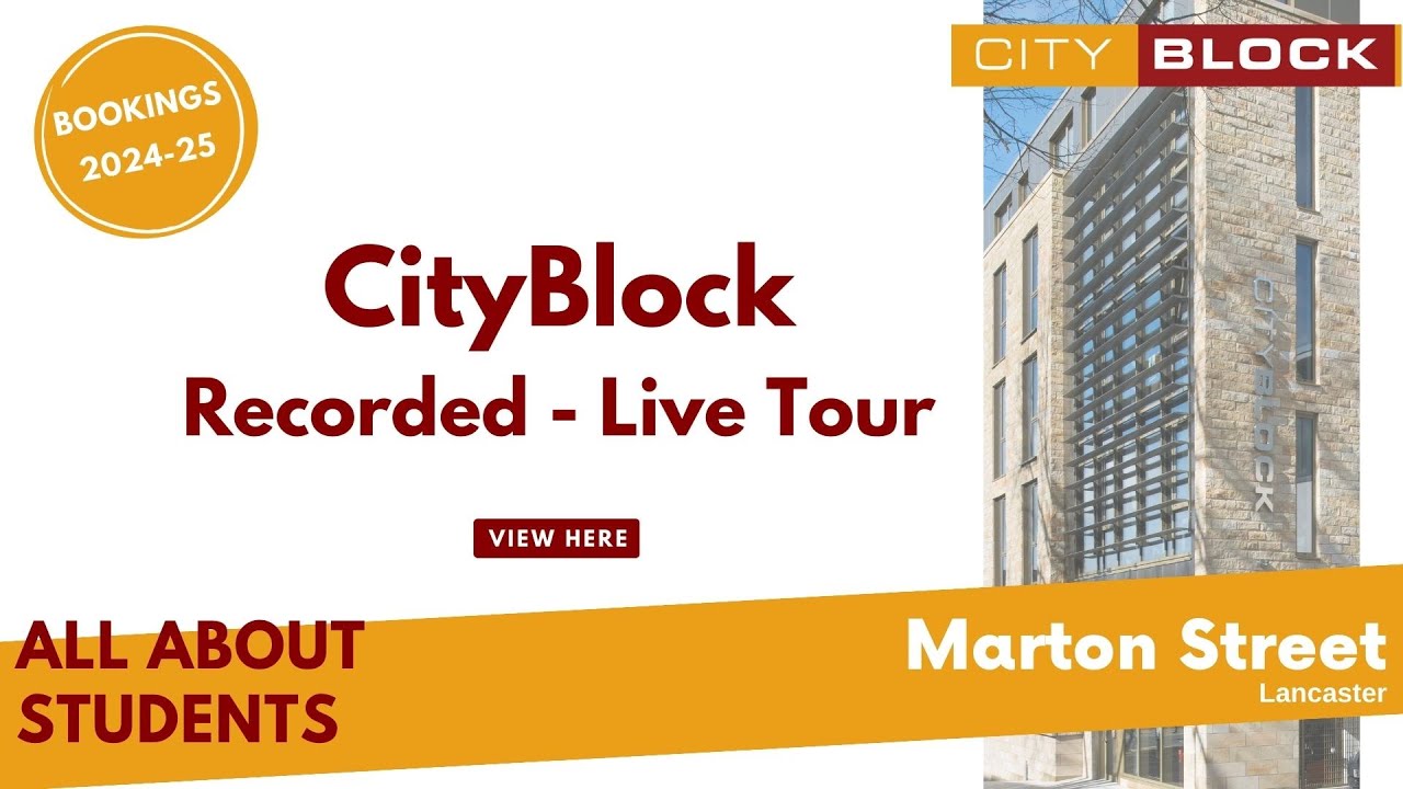 Take a Full Tour of Marton Street | Ensuite Student Rooms at CityBlock Lancaster – 2025–26 Bookings!