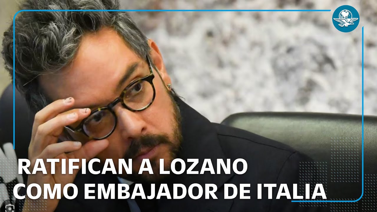 Genaro Lozano rinde protesta como embajador en Italia