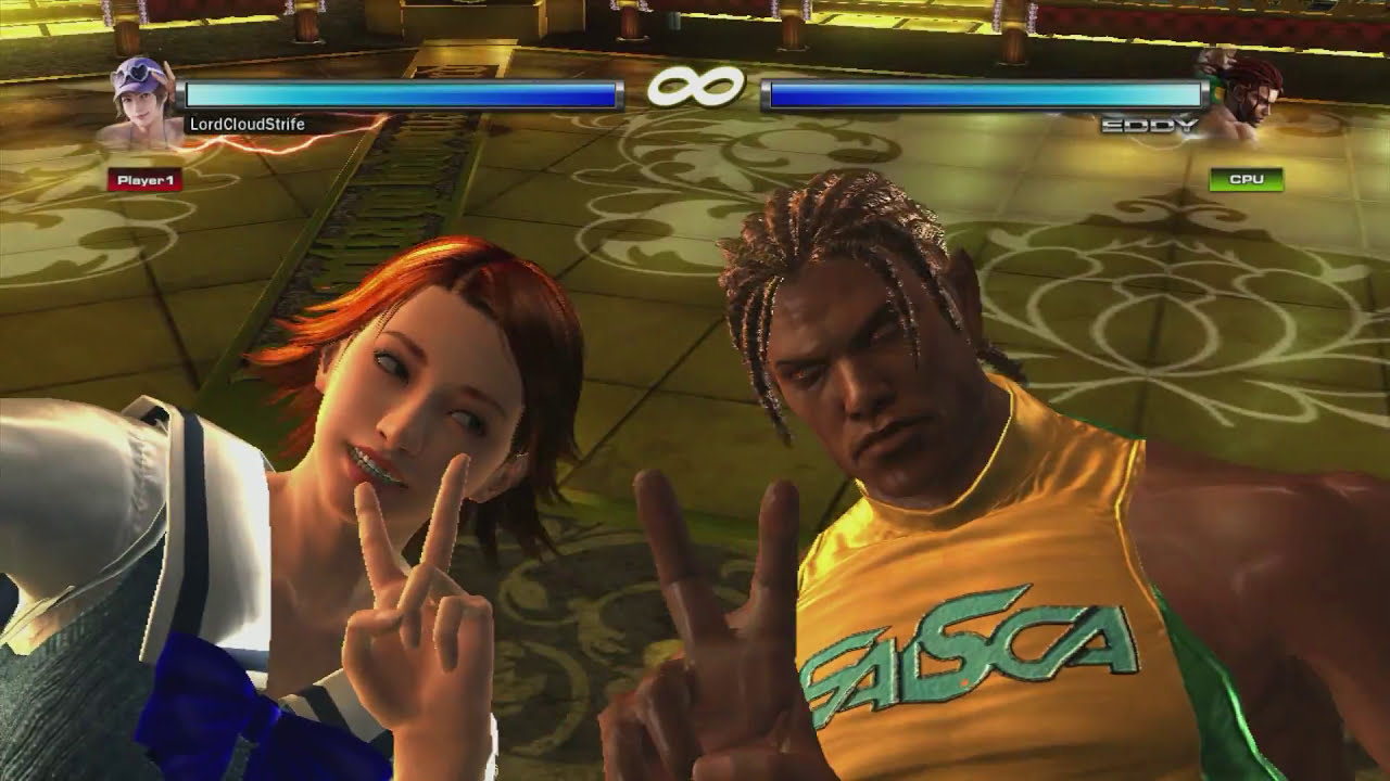 Tekken Tag Tournament 2 Miharu Smartphone All Characters Selfie Pose Reaction No Commentary
