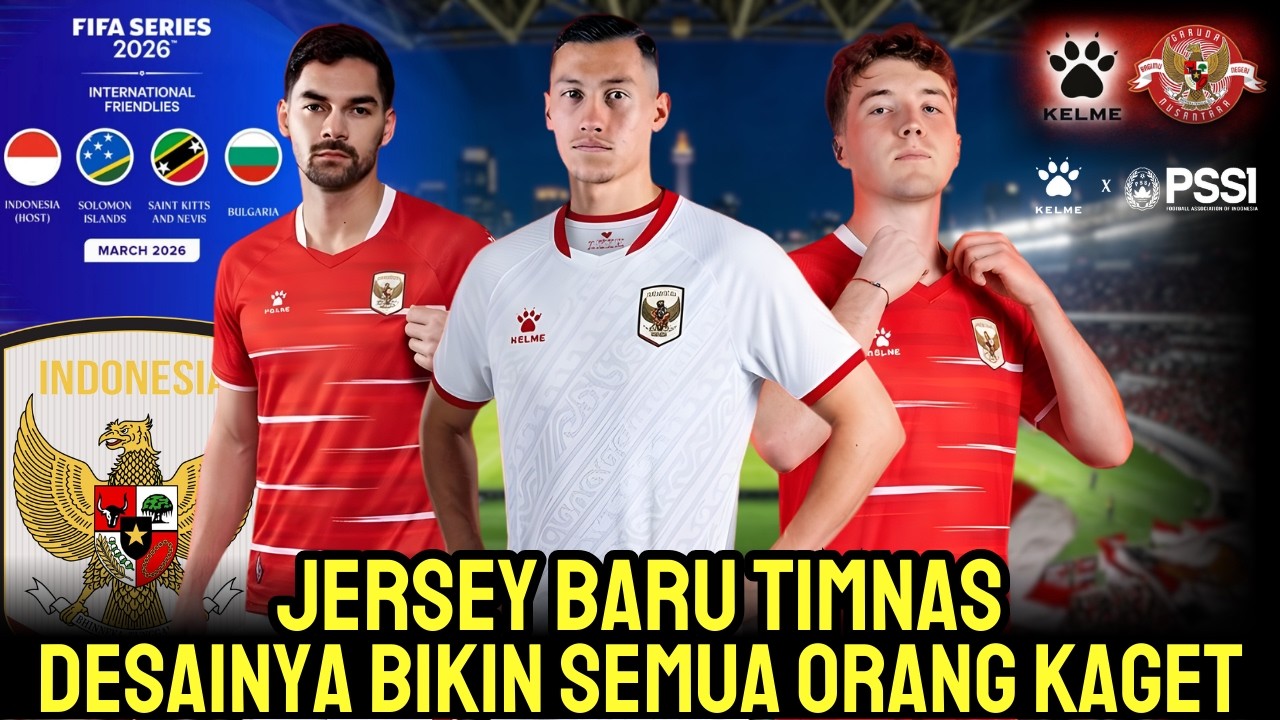 AUTO VIRAL! Akhirnya Resmi Jersey Baru Timnas Indonesia, Desainya langsung Jadi Perdebatan