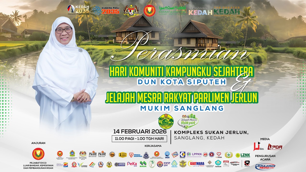MAJLIS PERASMIAN HARI KOMUNITI KAMPUNGKU SEJAHTERA DUN KOTA SIPUTEH