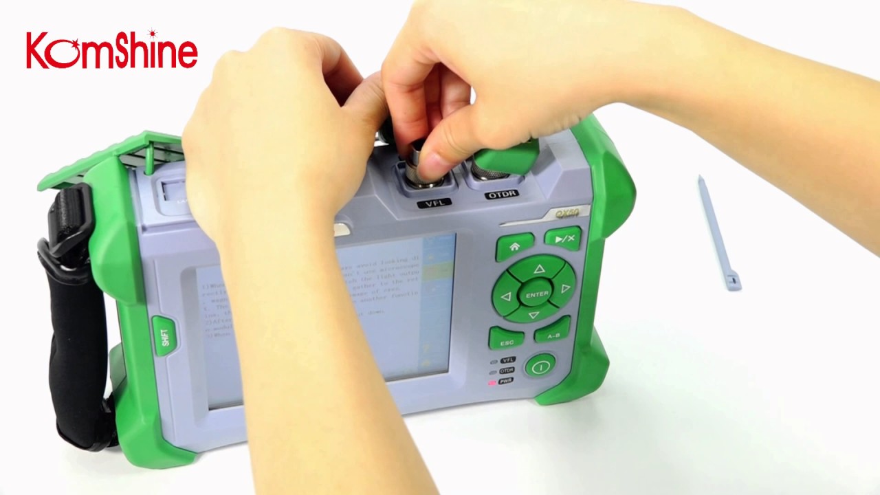 Use KomShine All-Fiber OTDR QX50 to detect, locate and measure the breakpoint of Optical Fiber
