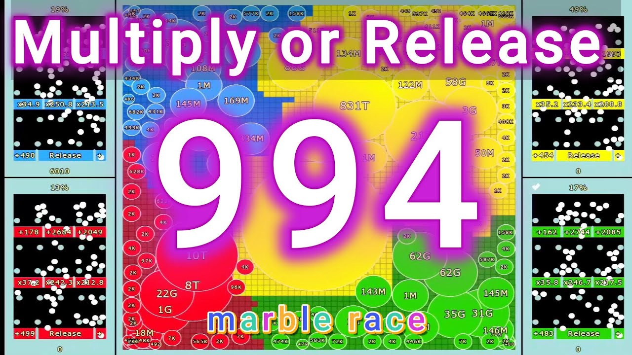 Multiply or Release #994   Marble Race