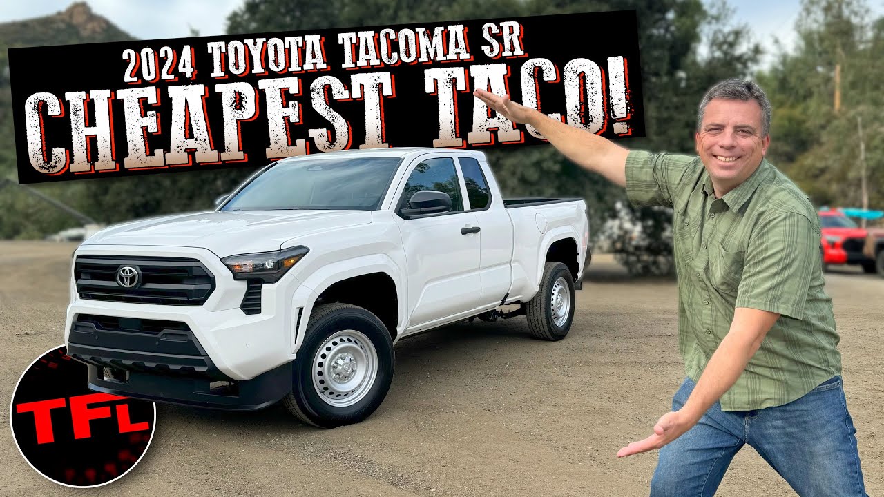 I Drive the CHEAPEST New 2024 Toyota Tacoma 4x4! | First Drive Review
