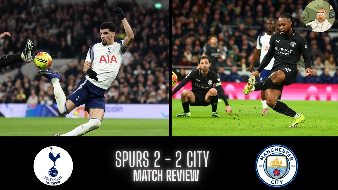 Premier League Review Spurs 2 - 2 City. More dropped points!!! Time to drop Haaland?  #mcfc