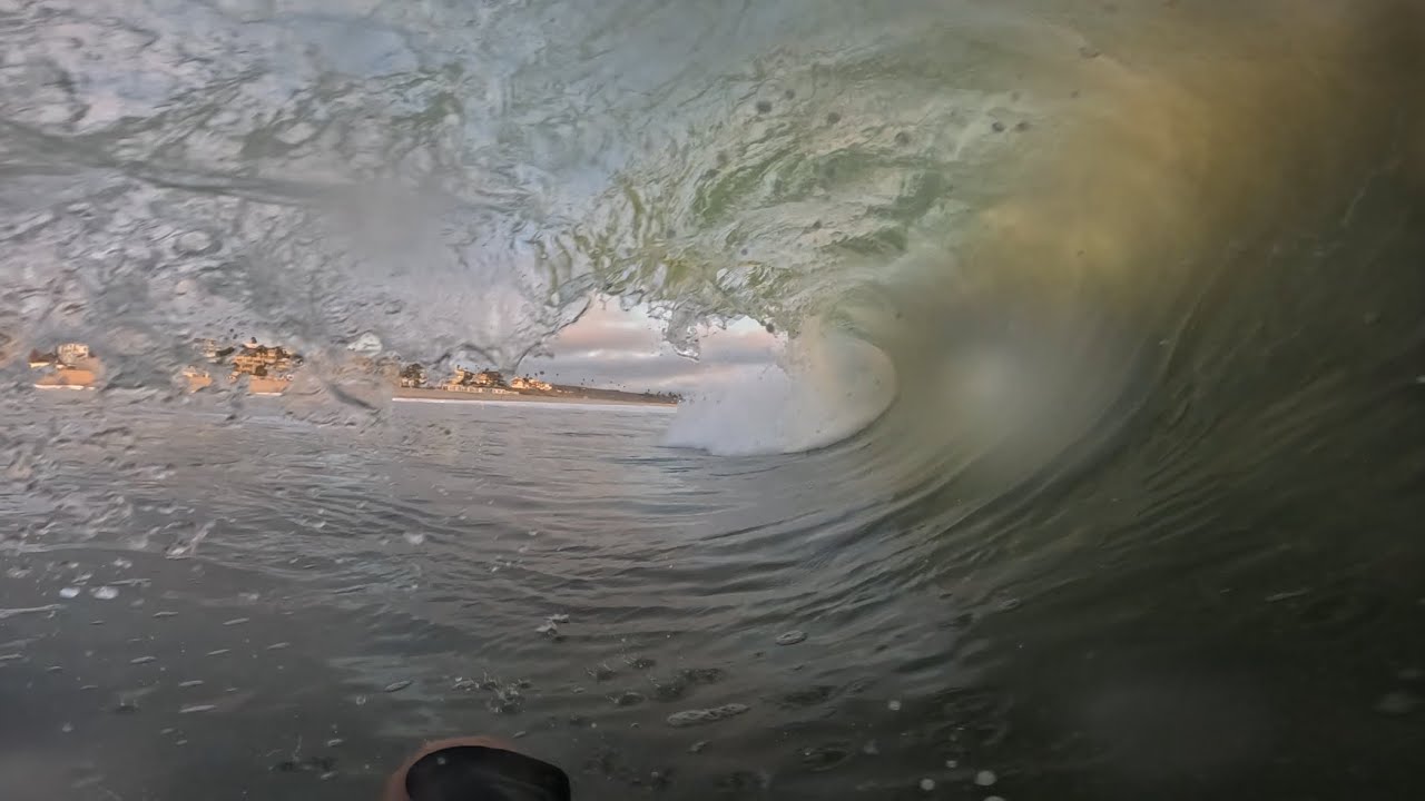 FALL BEACH-BREAK MADNESS // POV // BODYBOARDING BIG FALL SWELL