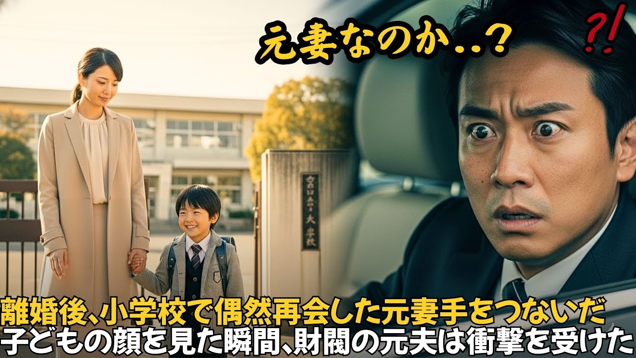 離婚後、小学校のスクールゾーンを運転中に、財閥の元夫は「自分と瓜二つ」の子供に遭遇した。しかし、その子供の手を引く女性は…？！｜人生の教訓｜オーディオブック